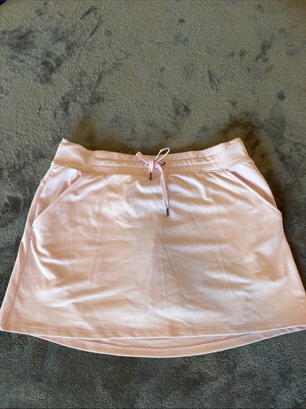 tek gear Light Pink Drawstring Skort with Front Pockets